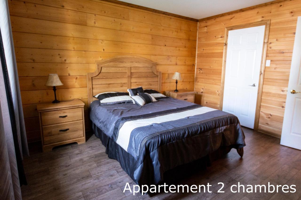 Chalets Et Spa Lac Saint-Jean Chambord Bagian luar foto