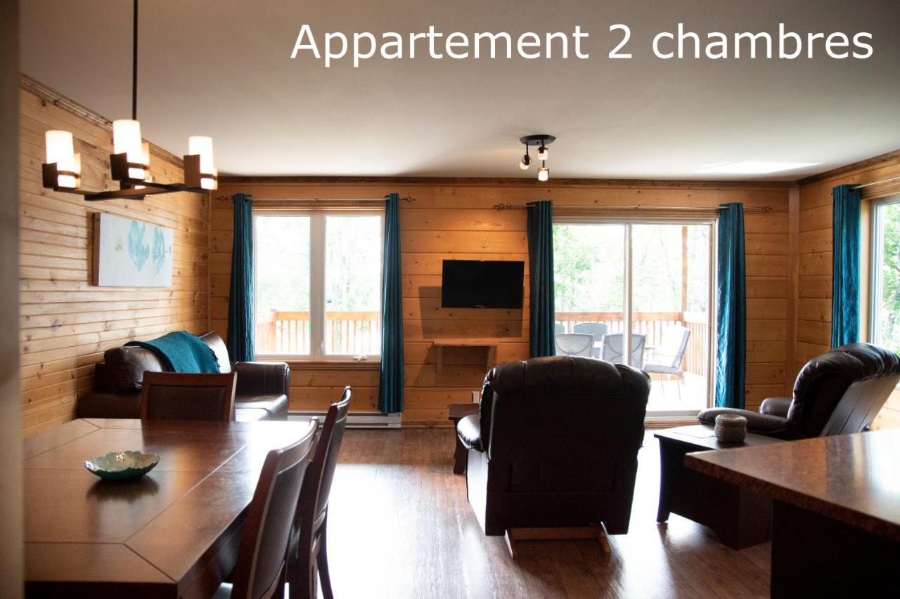Chalets Et Spa Lac Saint-Jean Chambord Bagian luar foto