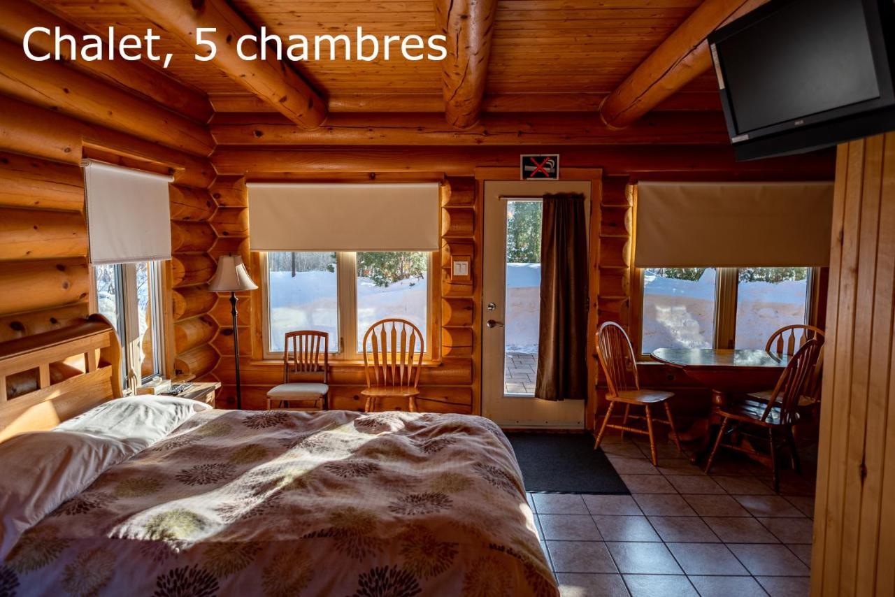 Chalets Et Spa Lac Saint-Jean Chambord Bagian luar foto
