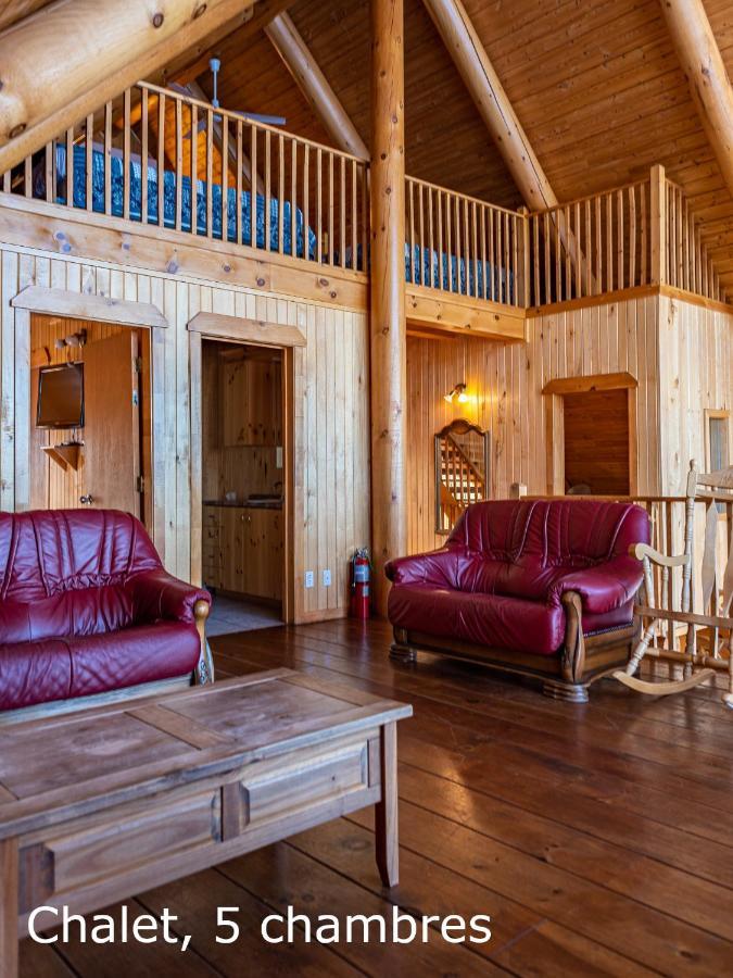 Chalets Et Spa Lac Saint-Jean Chambord Bagian luar foto